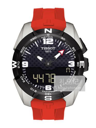 Tissot  天梭腾智系列太阳能款硅质石英男表T0914204705700