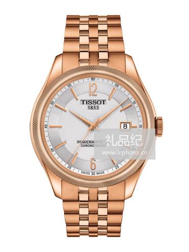 Tissot  天梭宝环系列天文台认证款钢带80机芯机械男表T1084083303700