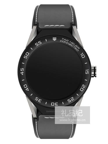 泰格豪雅泰格豪雅TAG Heuer Connected灰色橡胶表带智能腕表SBF8A8001.11FT6104