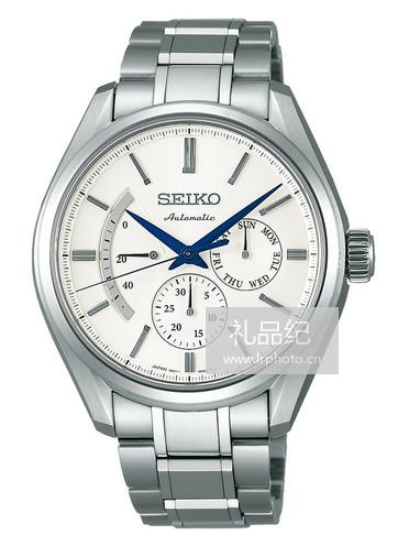 精工Seiko Presage系列动力存储显示自动机械计时腕表SARW021