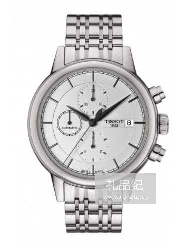 Tissot  天梭卡森系列钢带机械男表T0854271101100