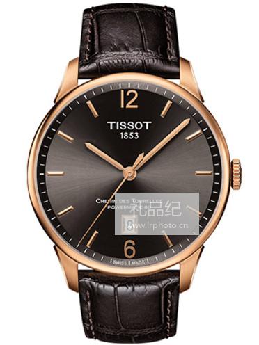 Tissot  天梭杜鲁尔系列皮带80机芯机械男表T0994073644700