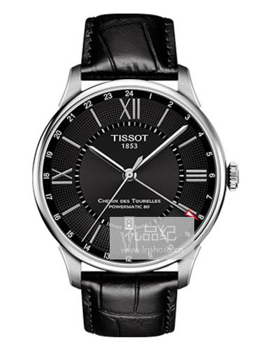 Tissot  天梭杜鲁尔系列皮带80机芯机械男表T0994291605800