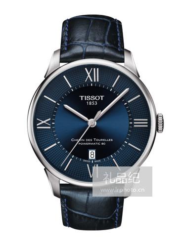 Tissot  天梭杜鲁尔系列皮带80机芯机械男表T0994071604800