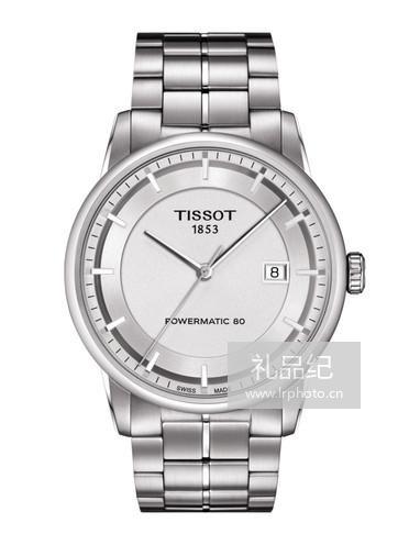 Tissot  天梭豪致系列钢带80机芯机械男表T0864071103100