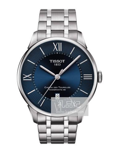 Tissot  天梭杜鲁尔系列钢带80机芯机械男表T0994071104800