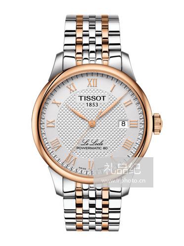 Tissot  天梭力洛克系列钢带80机械男表T0064072203300