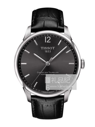 Tissot  天梭杜鲁尔系列皮带80机芯机械男表T0994071644700