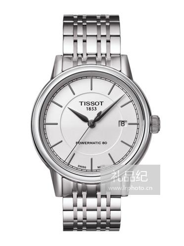 Tissot  天梭卡森系列钢带80机芯机械男表T0854071101100