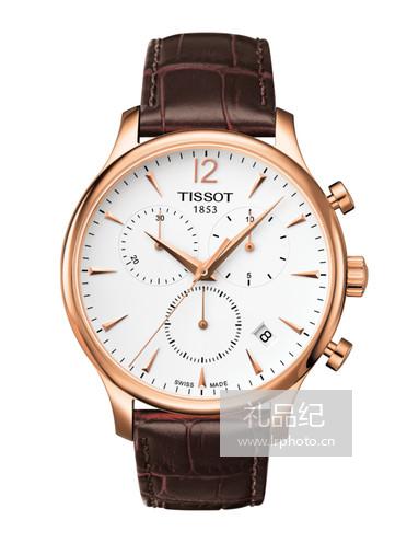 Tissot  天梭俊雅系列皮带石英男表T0636173603700