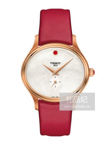 Tissot  天梭臻时系列皮带石英女表T1033103611101