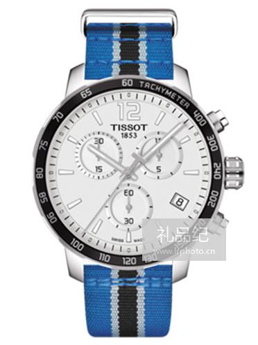 Tissot  天梭时捷系列NBA球队款尼龙带石英男表明尼苏达森林狼队T0954171703726