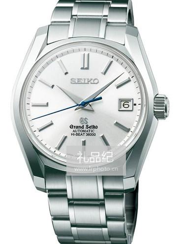 精工Grand Seiko系列自动上链高振频两地时间机械表SBGH037