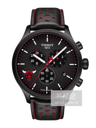 Tissot  天梭速驰系列皮带石英男表NBA芝加哥公牛队款T1166173605100