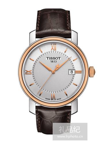 Tissot  天梭港湾系列皮带石英男表T0974102603800