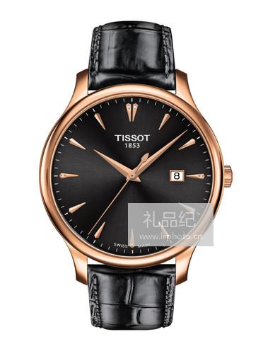 Tissot  天梭俊雅系列皮带石英男表T0636103608600