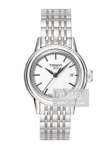 Tissot  天梭卡森系列钢带石英女表T0852101101100