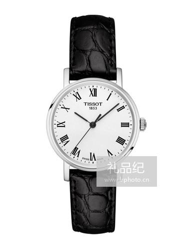 Tissot  天梭魅时系列皮带石英女表T1092101603300