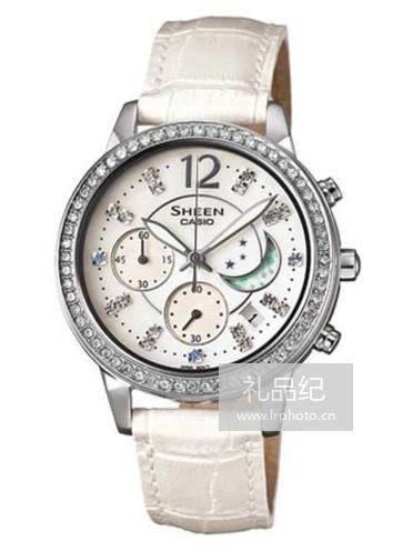 CASIO卡西欧SHEEN CHRONOGRAPH计时系列SHE-5018LP-7A